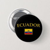 Badge Rond 5 Cm L'Equateur d'or (Devant & derrière)