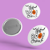 Badge Rond 5 Cm L'équipage du Boo | Halloween