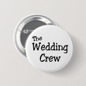 Badge Rond 5 Cm L'équipage Mariage (Devant & derrière)
