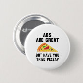 Badge Rond 5 Cm Les abs sont grands (Devant & derrière)