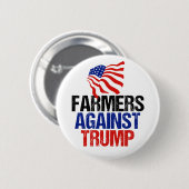 Badge Rond 5 Cm Les agriculteurs contre l'élection de Trump en 202 (Devant & derrière)