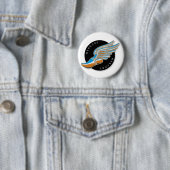 Badge Rond 5 Cm Les ailes de Mercury (En situation)