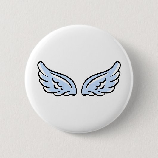Badge Rond 5 Cm Les ailes du petit ange mignon (Devant)