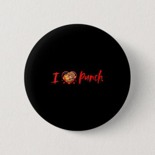 Badge Rond 5 Cm Les amateurs de singe de poing pour femmes aiment