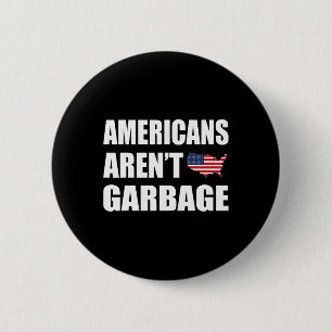 Badge Rond 5 Cm Les Américains Ne Sont Pas Garge Trump 2024 Tee Su