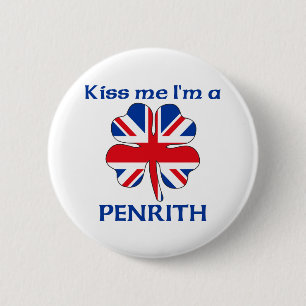 Badge Rond 5 Cm Les Anglais personnalisés m'embrassent que je sui