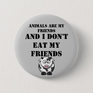 Badge Rond 5 Cm Les animaux sont mes amis