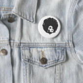 Badge Rond 5 Cm les années 70 Chick (En situation)