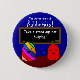 Badge Rond 5 Cm Les aventures du bouton de Rubberkid