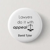 Badge Rond 5 Cm Les avocats le font avec (Devant)