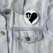 Badge Rond 5 Cm Les Barbade OR 1121 (En situation)