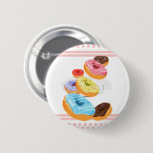 Badge Rond 5 Cm Les beignets (Devant & derrière)