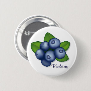 Badge Rond 5 Cm Les bleuets sont les meilleurs Berry