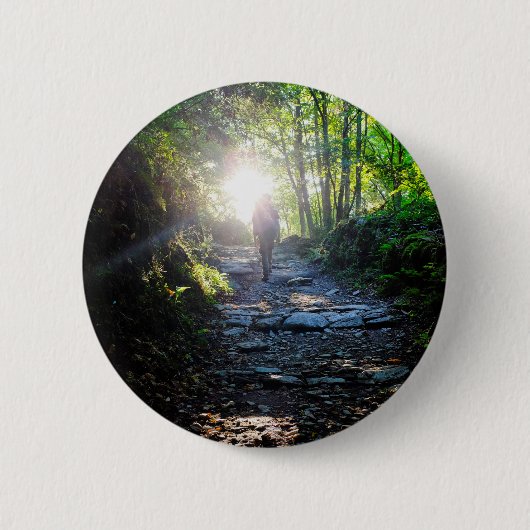 Badge Rond 5 Cm Les bois de O Cebreiro (Devant)