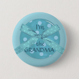 Badge Rond 5 Cm Les boutons n cintre I " m la grand-maman