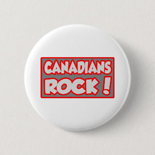 Badge Rond 5 Cm Les Canadiens Rock!