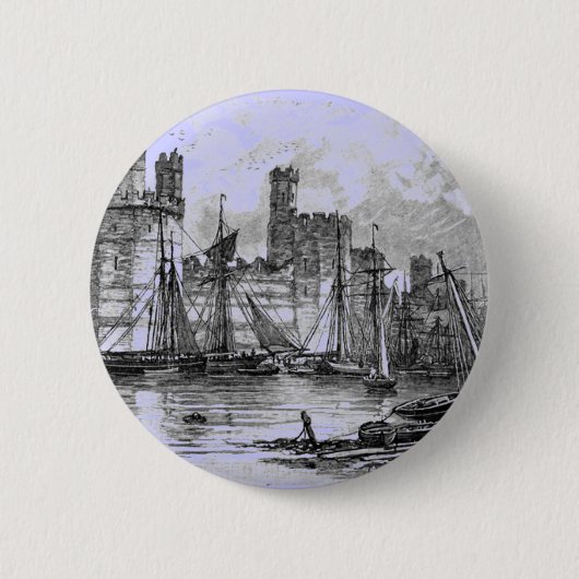 Badge Rond 5 Cm Les châteaux (Devant)