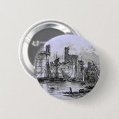 Badge Rond 5 Cm Les châteaux (Devant & derrière)