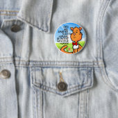 Badge Rond 5 Cm Les chats sont plus intelligents (En situation)