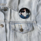 Badge Rond 5 Cm Les Chaussures rouges (En situation)