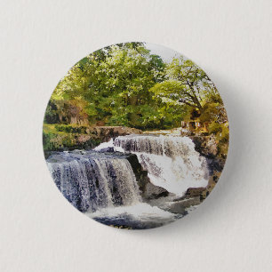BADGE ROND 5 CM LES CHUTES D'EAU