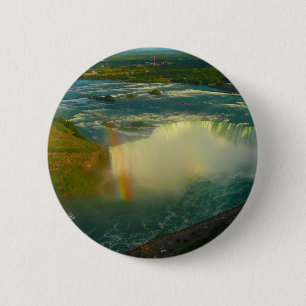 Badge Rond 5 Cm les chutes du niagara