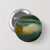 Badge Rond 5 Cm les chutes du niagara (Devant & derrière)
