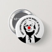 Badge Rond 5 Cm Les clowns et la pandémie (Devant & derrière)