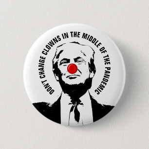 Badge Rond 5 Cm Les clowns et la pandémie