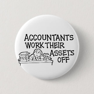 Badge Rond 5 Cm Les comptables travaillent leurs capitaux