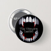 Badge Rond 5 Cm Les crocs de Vampire Lestat (Devant & derrière)