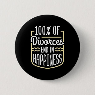 Badge Rond 5 Cm Les Divorces D'Avocats Se Terminent Par Le Bonheur