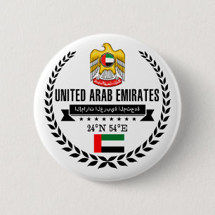 Badge Rond 5 Cm Les Emirats Arabes Unis