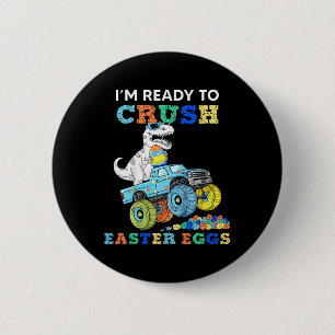 Badge Rond 5 Cm Les Enfants Je Suis Prêt À Écraser Les Oeufs De Pâ