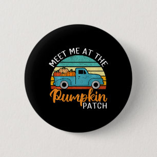 Badge Rond 5 Cm Les enfants me rencontrent à la citrouille Toddler