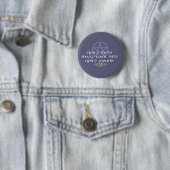 Badge Rond 5 Cm Les esprits fermés devraient venir avec des bouche (En situation)