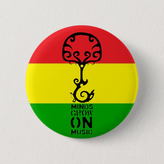 Badge Rond 5 Cm Les esprits se développent sur la musique