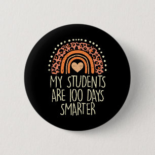Badge Rond 5 Cm Les Étudiants Sont 100 Jours Plus Intelligents 100