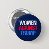 Badge Rond 5 Cm Les femmes contre Donald Trump (Devant & derrière)