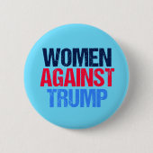 Badge Rond 5 Cm Les femmes contre Trump (Devant)
