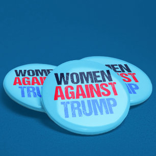 Badge Rond 5 Cm Les femmes contre Trump