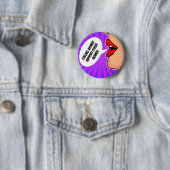 Badge Rond 5 Cm Les Femmes Fortes Se Soutiennent Les Unes Les Autr (En situation)