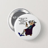 Badge Rond 5 Cm Les Femmes Sont Comme Des Anges (Devant & derrière)