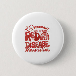 Badge Rond 5 Cm Les femmes sont super en février Nous portons le c