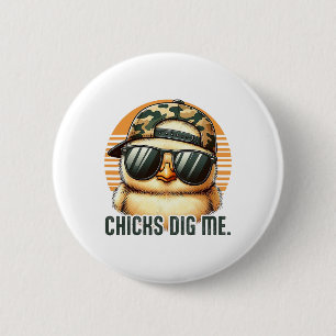 Badge Rond 5 Cm Les filles adorent Pâques pour les garçons et les