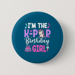 Badge Rond 5 Cm Les filles d'anniversaire k-pop licorne k pop anni
