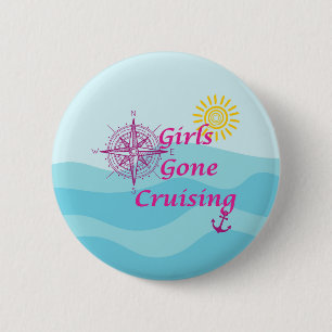Badge Rond 5 Cm Les Filles en Croisière