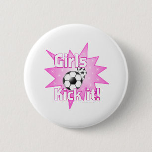 Badge Rond 5 Cm Les filles le frappent