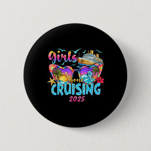 Badge Rond 5 Cm Les filles sont parties Croisière 2025 Croisière V