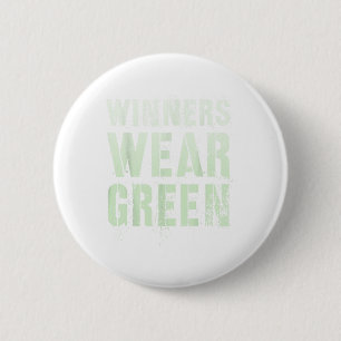 Badge Rond 5 Cm Les gagnants vintages portent le camp d'été vert J